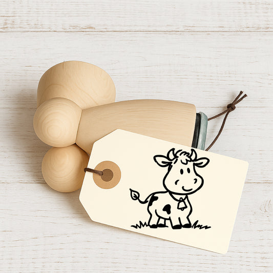 Stempidoo® - Süße Kuh - Ministempel Ø 22 mm 