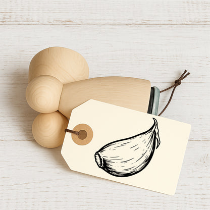 Stempidoo® - Knoblauchzehe - Ministempel Ø 22 mm 