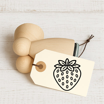 Stempidoo® - Erdbeere  – Ministempel Ø 22 mm