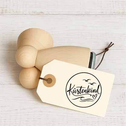 Stempidoo® - Küstenkind  – Ministempel Ø 22 mm 