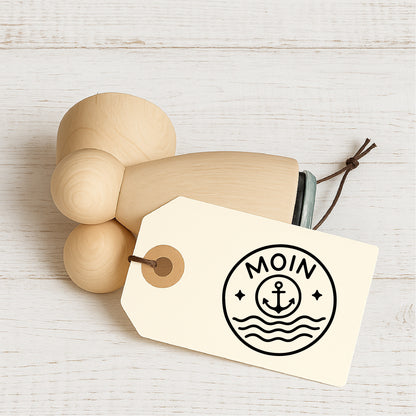 Stempidoo® - Moin  – Ministempel Ø 22 mm 