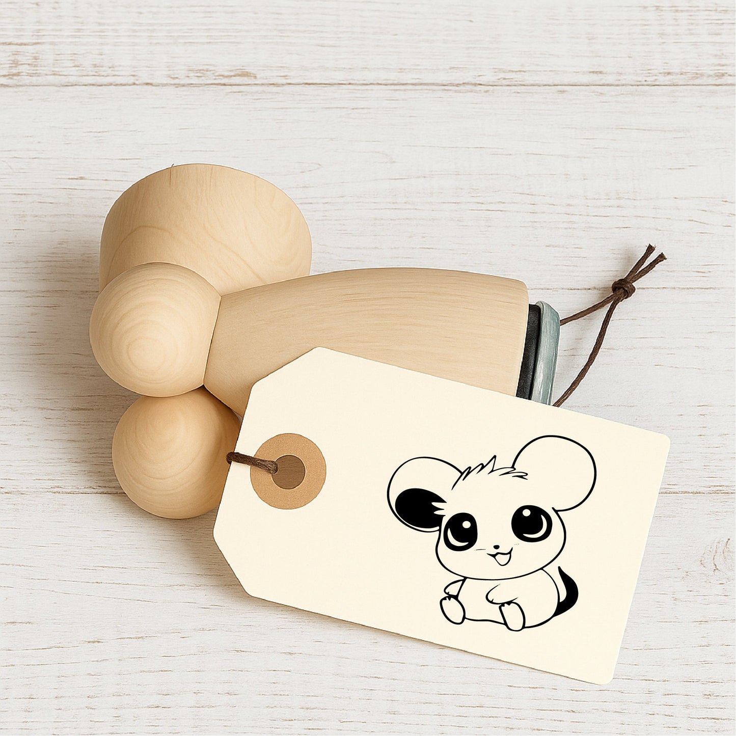 Stempidoo® - Maus - Ministempel Ø 22 mm
