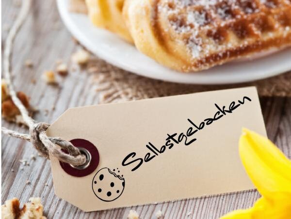 Stempidoo® - Selbstgebacken mit Keks - Motivstempel