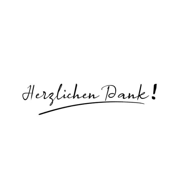 Stempidoo® - Herzlichen Dank - Motivstempel
