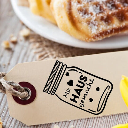 Stempidoo®  - Hausgemacht - mit Einmachglas - Motivstempel
